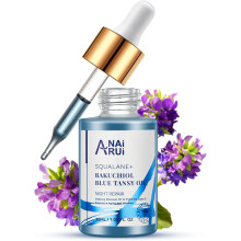 ANAiRUi Bakuchiol Oil - Natural Retinol Alternative, Plant Derived - Face Oil with Blue Tansy, Squalane, Jojoba