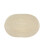 (Ivory)Textured Cotton Elliptical Coaster With Insulating Layer For Settings Restaurant 1