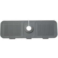 (Gray)Tappetino Lavello Silicone Antiscivolo per Bancone Cucina Antispruzzi e Drenaggio