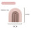 (Gradient Pink)Family Kitchen Rainbow Silicone Coaster Nonslip Heatproof Tpr Table Protector 8