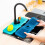 (Navy Blue)Tappetino Lavello Silicone Antiscivolo per Bancone Cucina Antispruzzi e Drenaggio 7