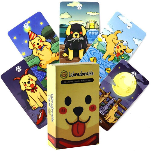 Labradorable Tarot Dog Card Set For Two Player Strategy Visual Recognition Games 1