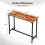 43'' Bar Table Rectangular Counter Height Pub Table for Bistro Kitchen 4