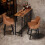 43'' Bar Table Rectangular Counter Height Pub Table for Bistro Kitchen 7