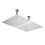 Balterley Ceiling Mounted Shower Head 600x400mm 1