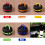 (Green)Portable Camping Lantern Led Hiking Night Light Lamp Collapsable Flashlight 8