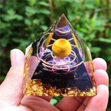 (16)Orgonita Chakra Energía Pirámide Aura Adivinación Yoga Meditación Artesanal Adornos