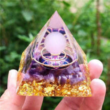 (28)Orgonita Chakra Energía Pirámide Aura Adivinación Yoga Meditación Artesanal Adornos