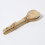 Homescapes Mango Wood Heart Shaped Spoons, Set of 2 5