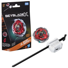Beyblade X Starter Pack Rocket Griffon H UX Infinity, Takara Tomy balance type spinning top and launcher, competition spinning tops, from age 8.