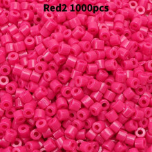 (Red 2)17 Colors Perler Beads Set Kid Adults 3d Puzzle Mosaic Craft Boy Girl Kit Adults