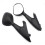 Motorcycle Rearview Mirror Left and Right Side Rear View Mirrors for  X9 Accessories 1