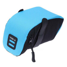 (Blue)Sacoche de selle de rangement étanche pour vélo siège extérieur vélo arrière pochette