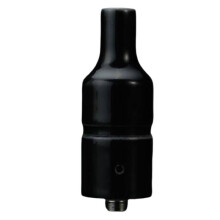 (Black)Electronic Cigarette Holder Alumina Ceramic Nozzle Black White Heat Resisting