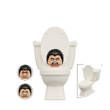 (Style H)Skibidi Toilet Building Blocks Figure Toy Boy Children Present Gift Decoration