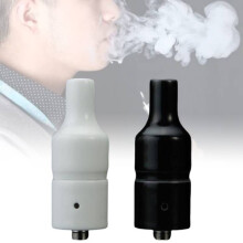 (Black)Electronic Cigarette Holder Alumina Ceramic Nozzle Black White Heat Resisting