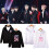 (V Black,M)Abrigo Sudadera con Capucha Manga Larga Estampado Bts Moda Regalos Ropa 5