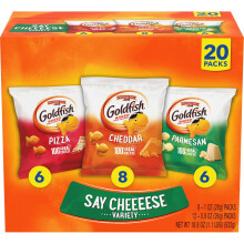 Goldfish Say Cheeeese Cheese Cracker Snack Packs,