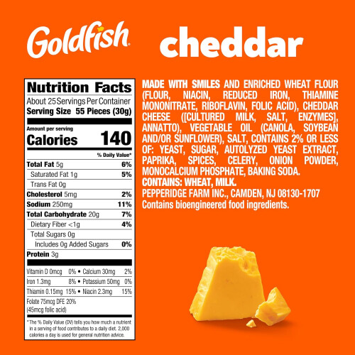 Goldfish Cheddar Cheese Crackers 2