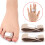 4-Pack Toe Bandages: Overlapping Toe Corrector, Toe Separator, Toe Wrap  M 1