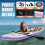 (Purple) 10.6ft Inflatable Stand Up Paddle Board for Beginner 3