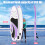 (Purple) 10.6ft Inflatable Stand Up Paddle Board for Beginner 4