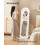 Full Length Mirror - MDF - Cloud White - Irregular Wavy Design with Stand 2