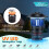 Oplaadbare UV-insectenvallamp, 360–400 nm, IPX4 5