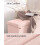 Foldable Storage Ottoman Bench - Fabric - Jelly Pink - Versatile Foot Rest and Storage Solution 3