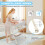 Opvouwbare babycommode met opbergruimte en wasbak 5