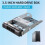 Bandeja de Suporte de Disco RíGido de 3,5 Polegadas para Servidores  PowerEdge - com Adaptador de HDD de 2,5 Polegadas NVMe SSD SAS  Suporte 3
