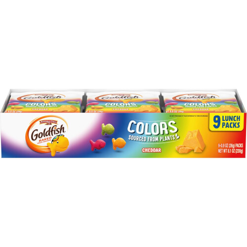 Goldfish Colors Cheddar Crackers