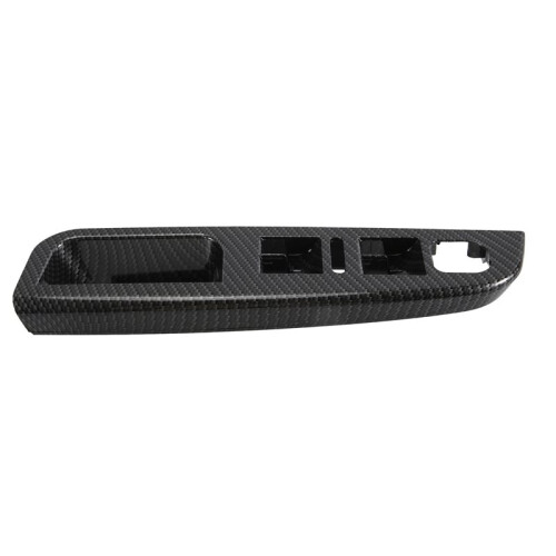 Side Grab Handle Carbon Fiber Door Window  Control Panel Cover Trims Frame for  MK5  5 2005-2009