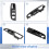 Side Grab Handle Carbon Fiber Door Window  Control Panel Cover Trims Frame for  MK5  5 2005-2009 4
