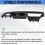 Side Grab Handle Carbon Fiber Door Window  Control Panel Cover Trims Frame for  MK5  5 2005-2009 6