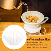 500 StüCke 8/12 Tasse WeißE Kaffeefilter Einzelportionspapier für Kaffeemaschine Filterpapier Kuchen Tasse Kaffeefilterpapier