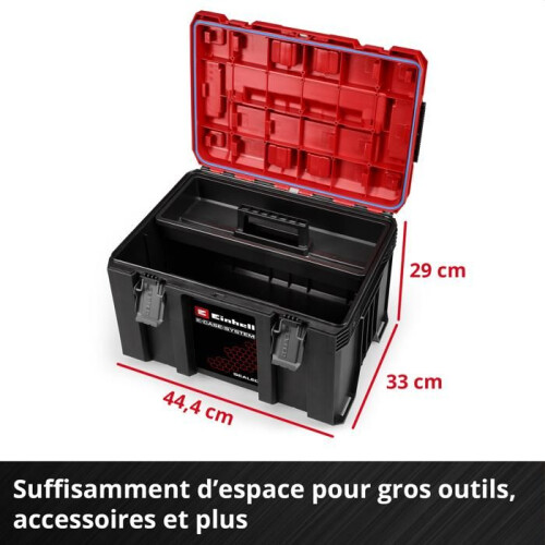 Einhell Einhell Roller Case System SEALED Weatherproof IP65 Carry Case E-Case Rolling With Tray Inserts 2