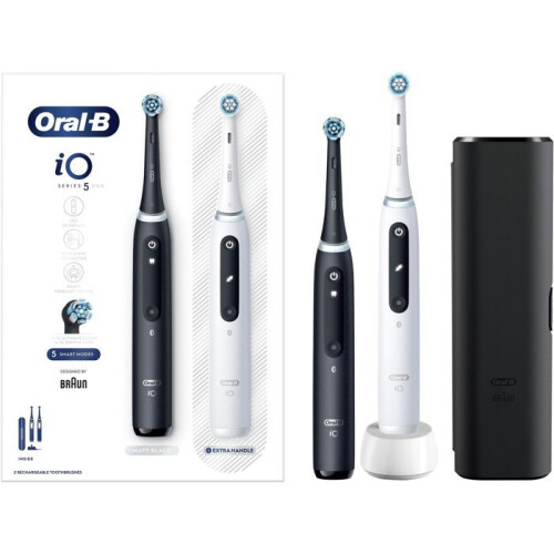 Oral-B Sähköhammasharja - ORAL-B - iO 5 DUO - 5 tilaa - Bluetooth - 3D-puhdistus 1