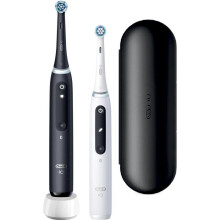 Cepillo de dientes eléctrico - ORAL-B - iO 5 DUO - 5 modos - Bluetooth - Limpieza 3D