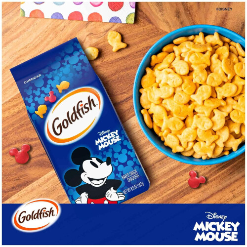 Goldfish Disney Mickey Mouse Cheddar Crackers 2