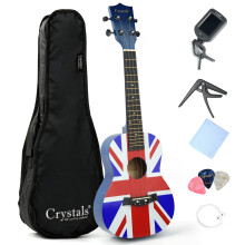 23" Soprano Beginners Ukulele Guitar with Felt Pick & Spare Strings