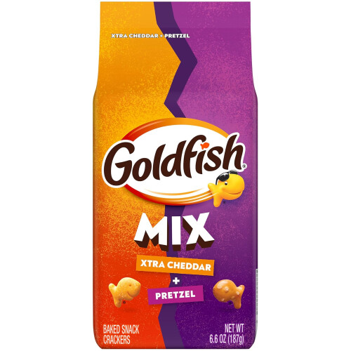 Goldfish Crackers Mix with Xtra Cheddar