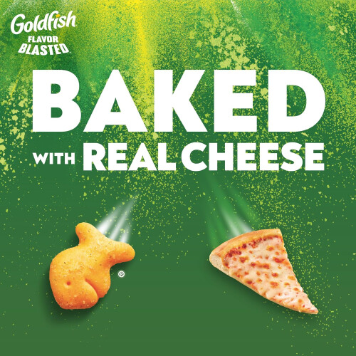 Goldfish Flavor Blasted Xtra Cheesy Pizza Cheese 2