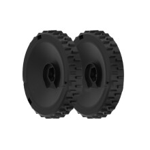 Roues de remplacement 574465104 x2, compatibles avec Gardena et Husqvarna - moyeu de roue ABS noir pour Automower 105/305/308 et Gardena R38Li/R40L...