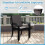 Gartenstuhl-Set - Stapelbar, atmungsaktiver Stoff, Grau 5
