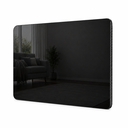 MYLEK 900w Black Glass Slimline WIFI Panel heater