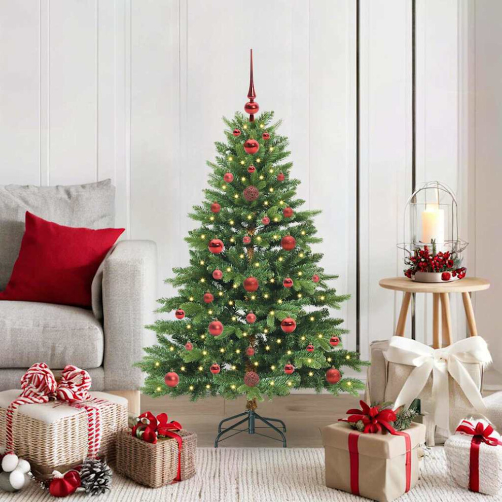 B&Q - Artificial Christmas Tree With 150 Leds Green 120 Cm Pe And Pvc - Image 2