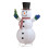 5.7ft Lighted Pre-lit Pull UpSnowman Holding Tee Christmas Yard Outdoor Decor UK 3