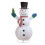 5.7ft Lighted Pre-lit Pull UpSnowman Holding Tee Christmas Yard Outdoor Decor UK 4