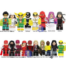 18PCS Marvel Rivals Jessica Jones Building Block Toy Figure Model Kid Collection Gift Fit Lego